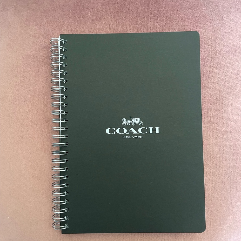 Coach Notebook with Leopard Print - Picture 3 of 5